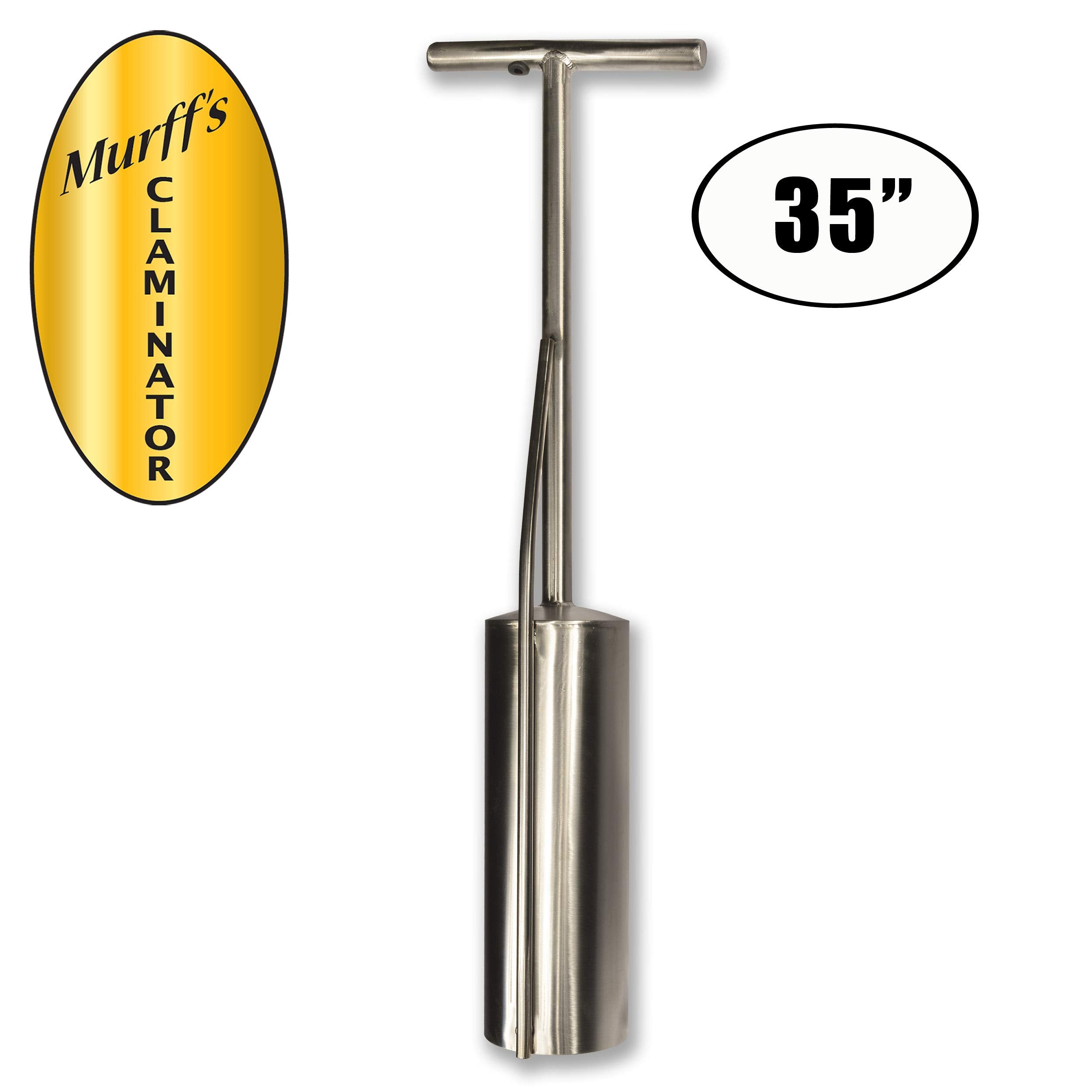 Murff's Claminator valve closeup shows durable valve action for easier extraction