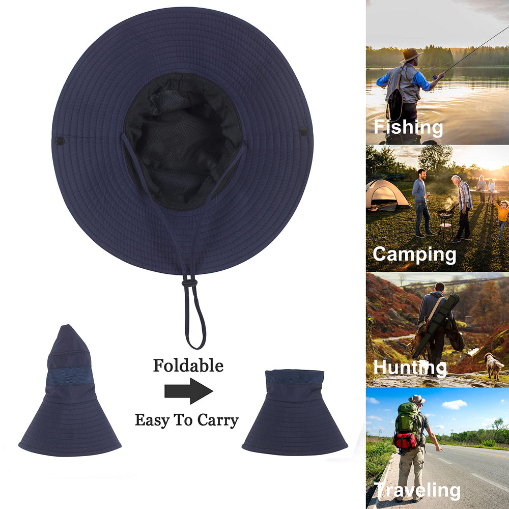 Muryobao boonie hat worn at beach or outdoor activity