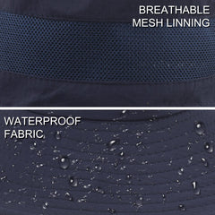 Foldable Muryobao boonie hat for travel and outdoor use