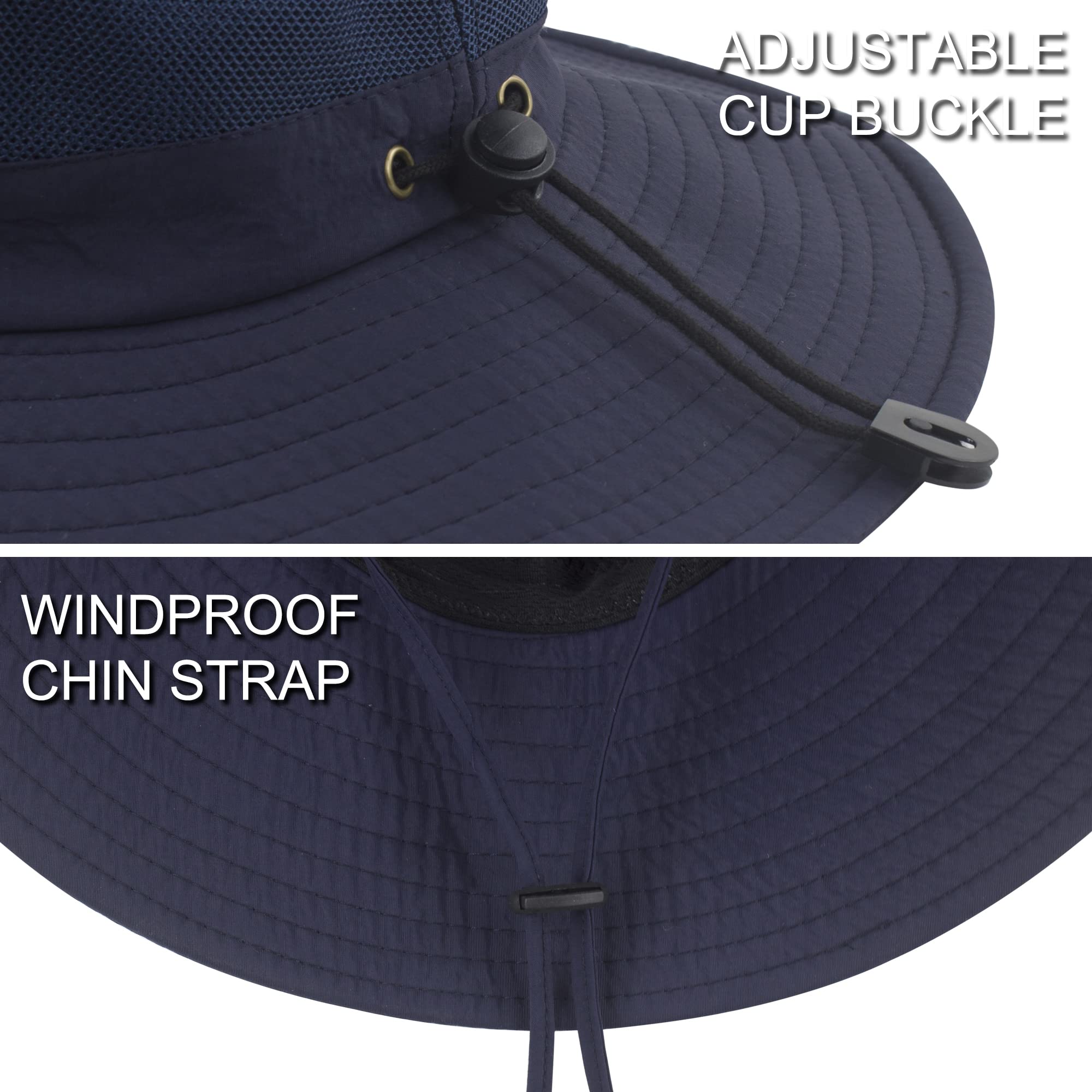 Muryobao safari-style boonie hat with UV protection