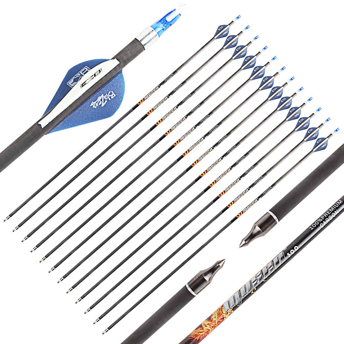 M MUSEN 30-inch arrow shaft for durable flight