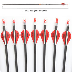 Musen Pure Carbon 30-inch arrows 85-grain field points for quick target engagement