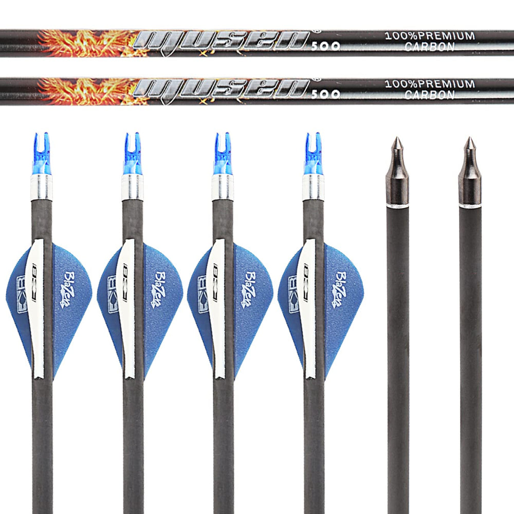 M MUSEN arrow set compatible with compound and recurve bows
