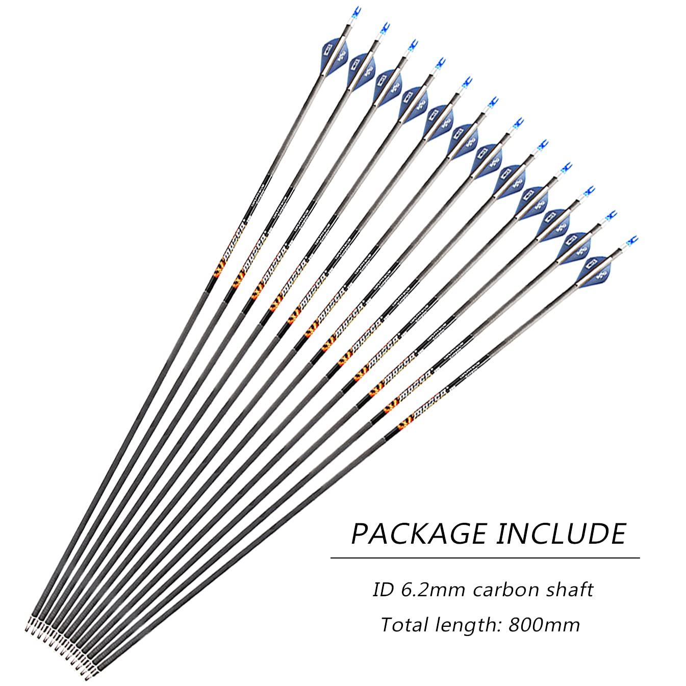 M MUSEN 30-inch vanes provide flight stability