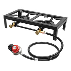 MUSESPANI camping stove portable design fits car trunk for easy transport.
