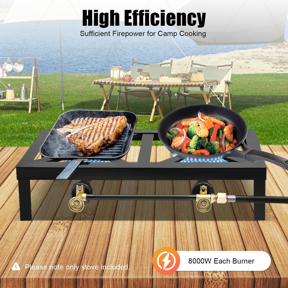 MUSESPANI cast-iron body durable and heat resistant for outdoor cooking.