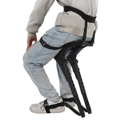 MUSESPANI Wearable Chair with folding seat for portable rest.