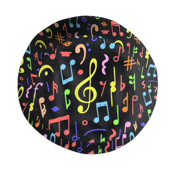 Outdoor-ready bucket hat with sun protection and musical motif