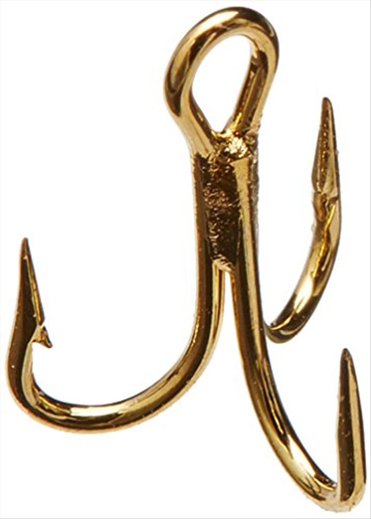 Mustad 3551 Classic treble hook in bronze offers reliable replacement for plugs and spinners