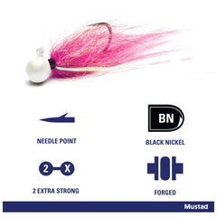 Mustad Addicted Tailout Twitcher Jig in Brilliant Pink attracts Pacific Northwest salmon