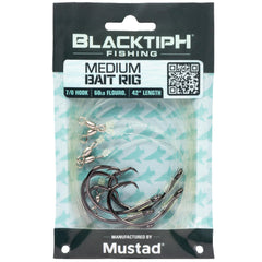Mustad BlacktipH live bait rig assembly for dependable saltwater setup.
