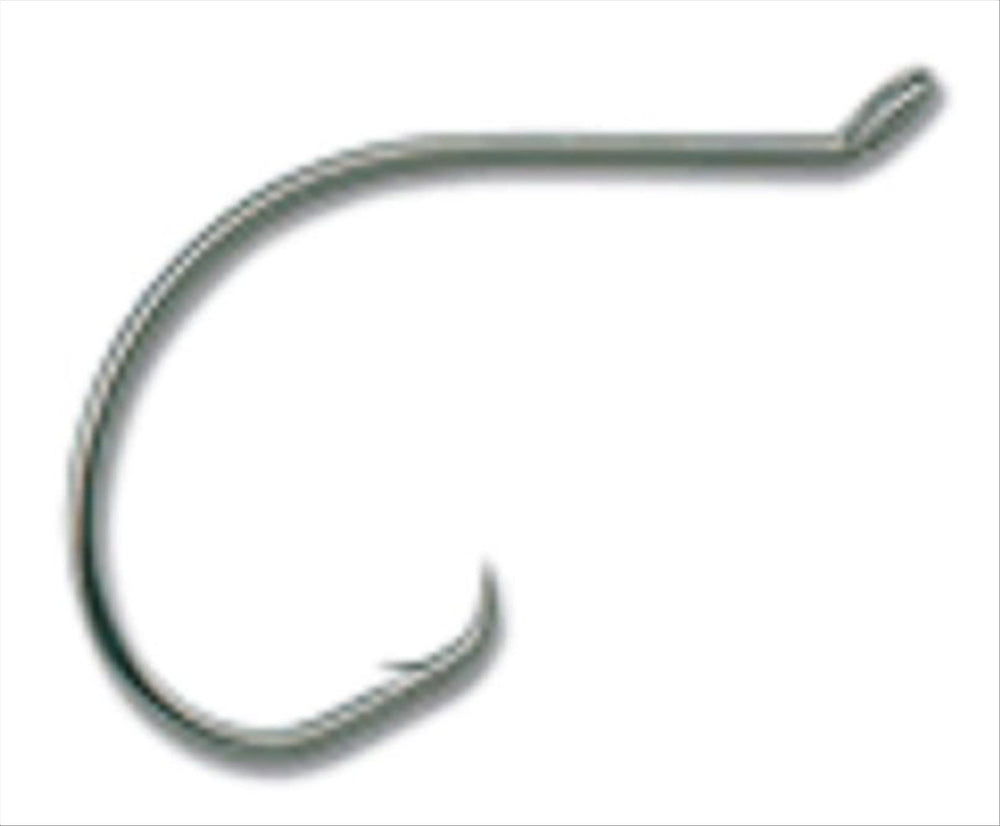 Mustad Demon inline circle hook 39954NP up-eye close-up for reliable saltwater and freshwater fishing.