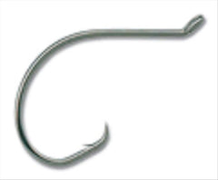 Mustad Demon inline circle hook 39954NP up-eye close-up for reliable saltwater and freshwater fishing.