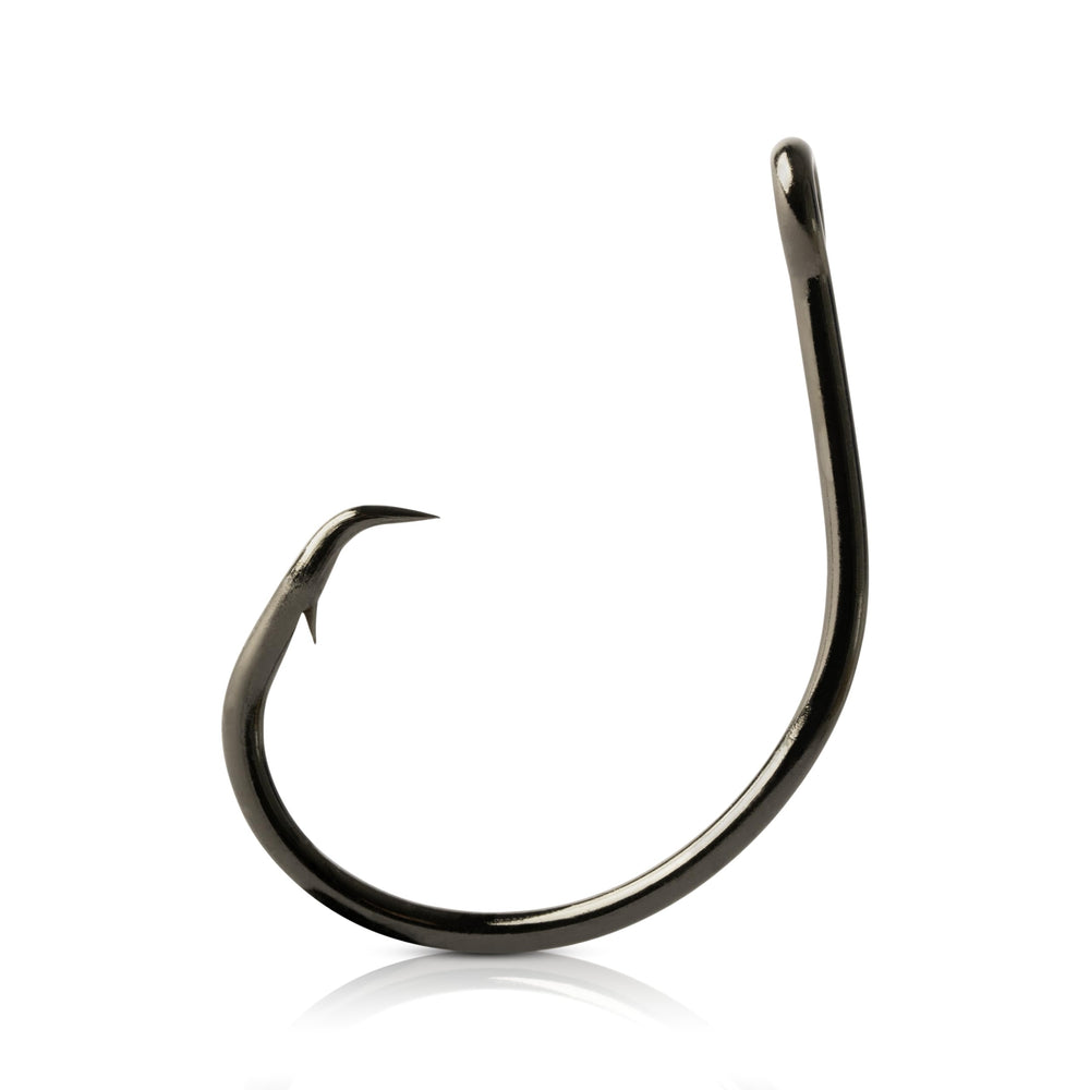 Mustad Demon Offset Circle 6/0 black nickel 25-pack for versatile fishing