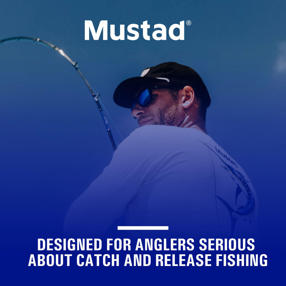 Mustad Demon Offset Circle visual casting showing confident hookups