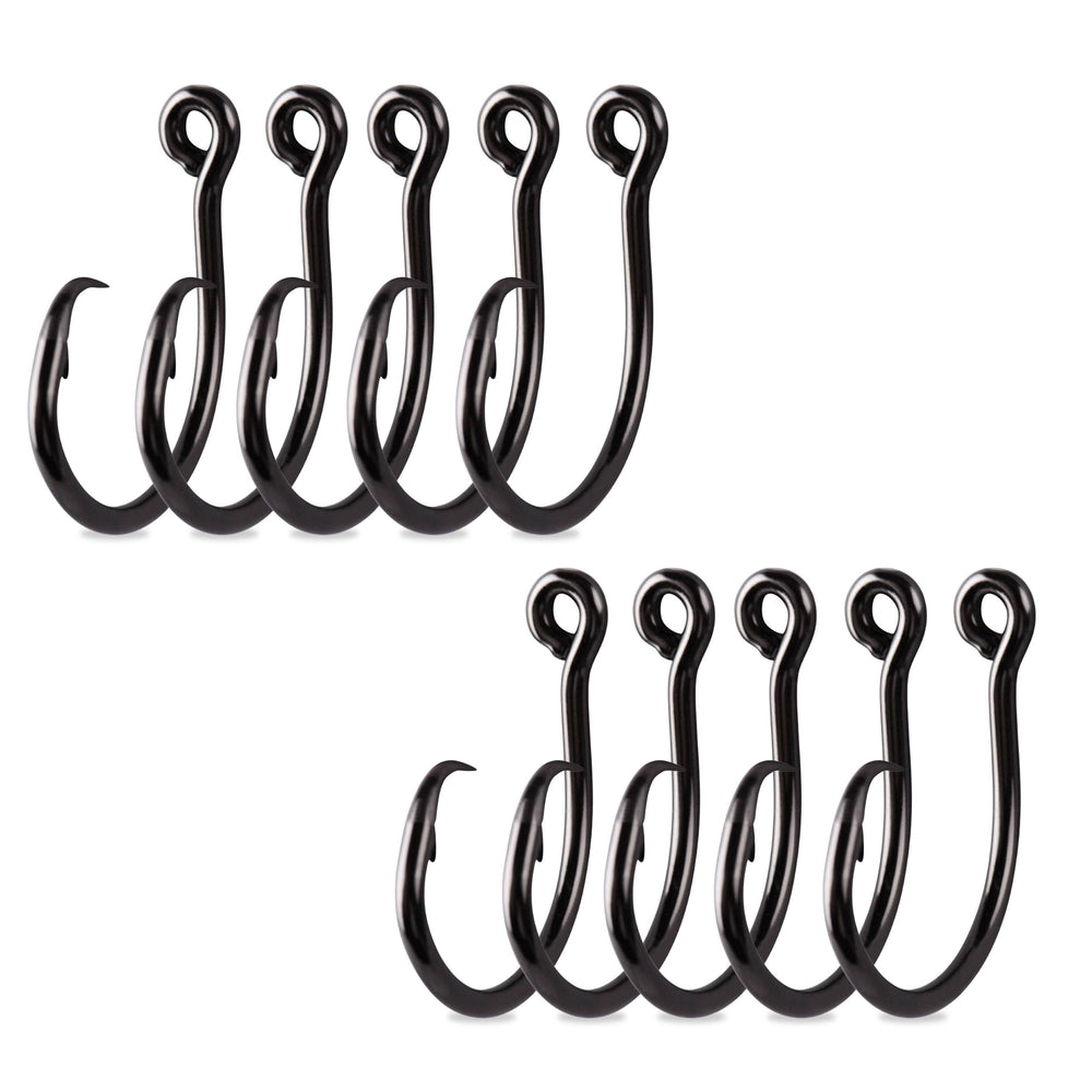Mustad Demon 39950NP inline circle hook pack close-up for versatile saltwater and freshwater use