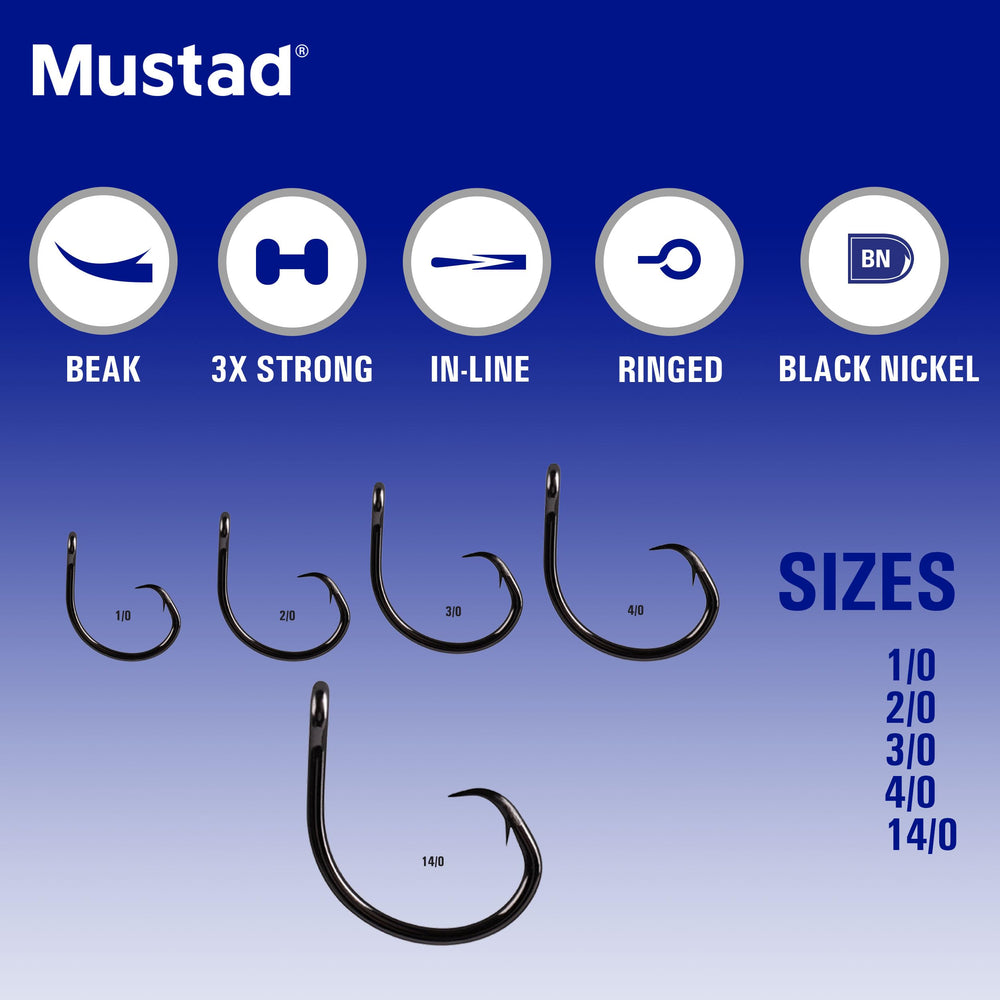 Catch-and-release friendly circle-hook ideal for many species across reef, move, and open water.
