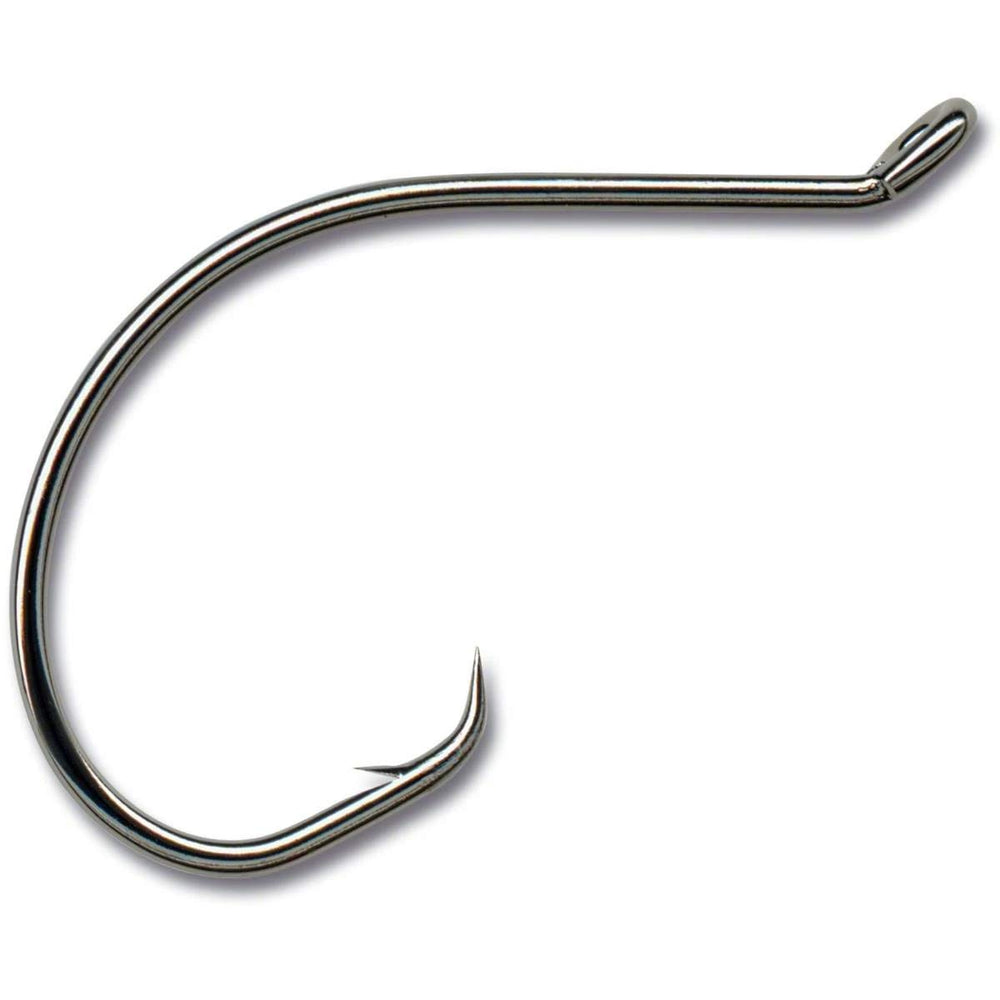 Mustad Demon black nickel finish resists corrosion for durable performance.
