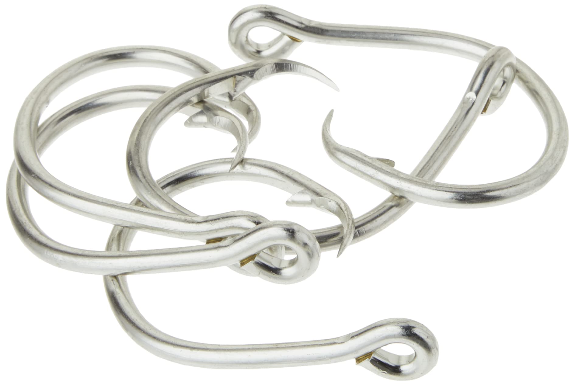 Mustad Duratin finish circle hook closeup highlighting corrosion resistance