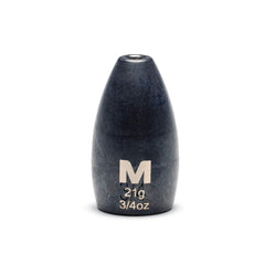 Mustad Flipping Weight 3/4oz close-up showing dense tungsten for strong hook sets