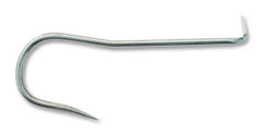 Mustad gaff hook barbless with tapered spike for safer handling and quick hook sets.