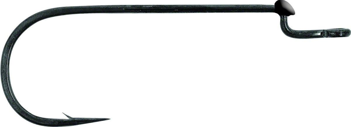 Mustad Grip-Pin Big Bite Soft Plastics Hook 2X Long 2/0 for secure soft plastic rigging
