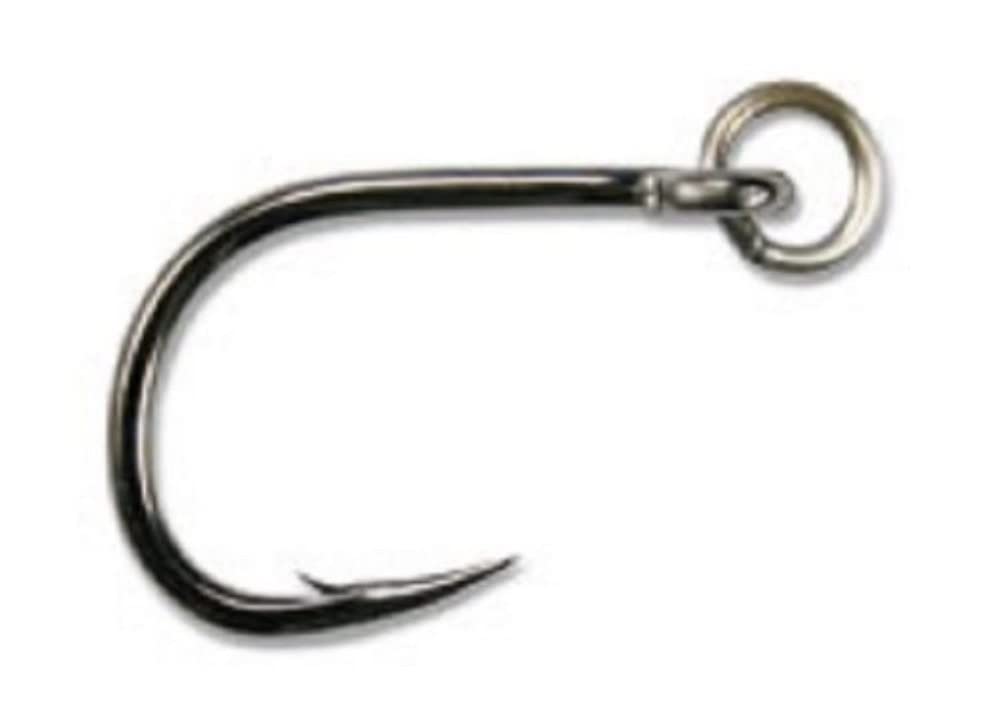 Mustad Hoodlum 4X hook with action ring for durable live bait presentation