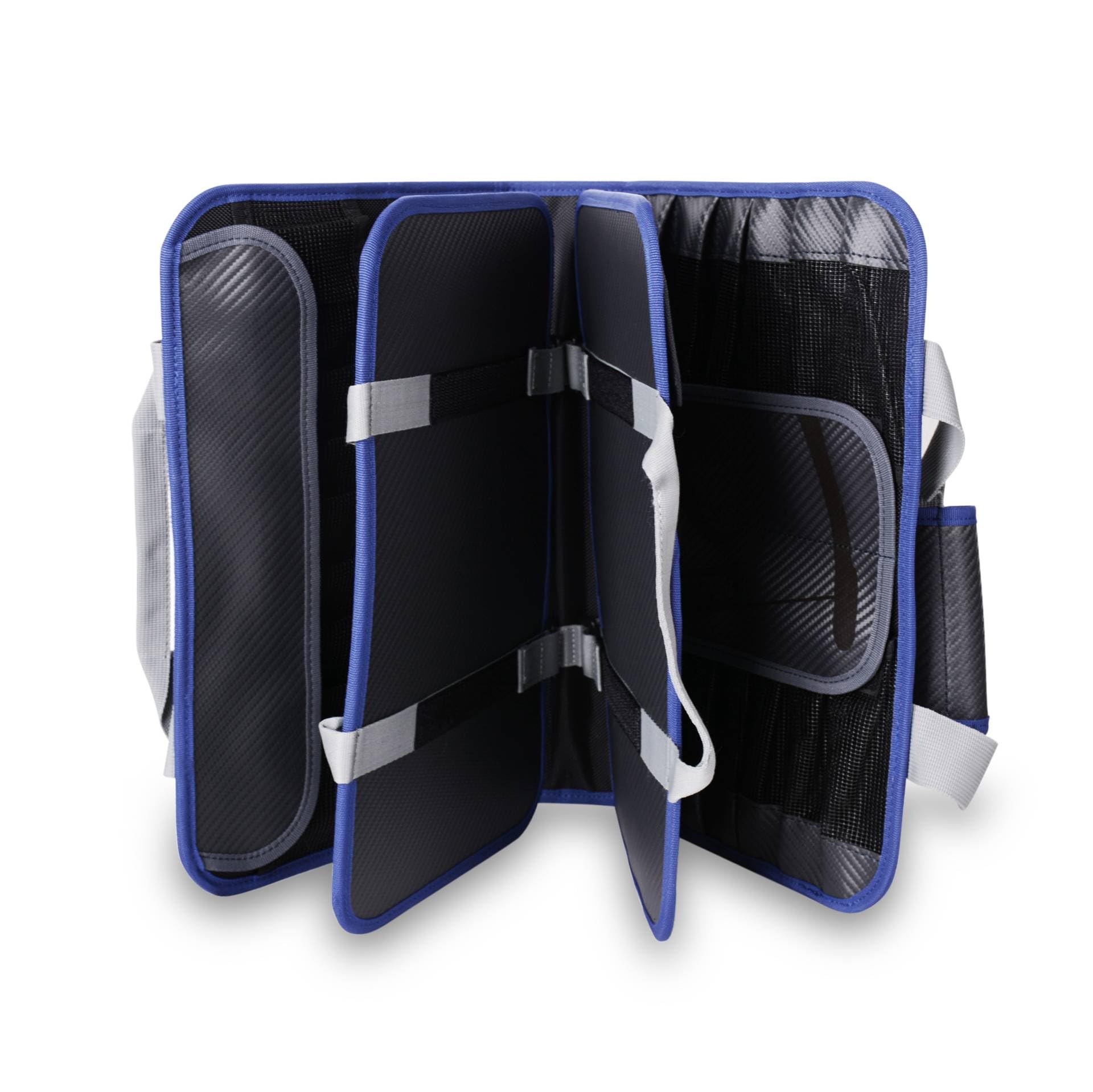 Mustad Jig Bag jig-slot configuration accommodates multiple jig sizes.