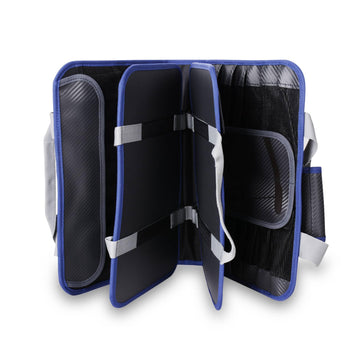 Mustad Jig Bag jig-slot configuration accommodates multiple jig sizes.