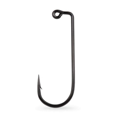 Mustad jig hook 90° 3/0 in black nickel delivers strong forged performance for precise jigging