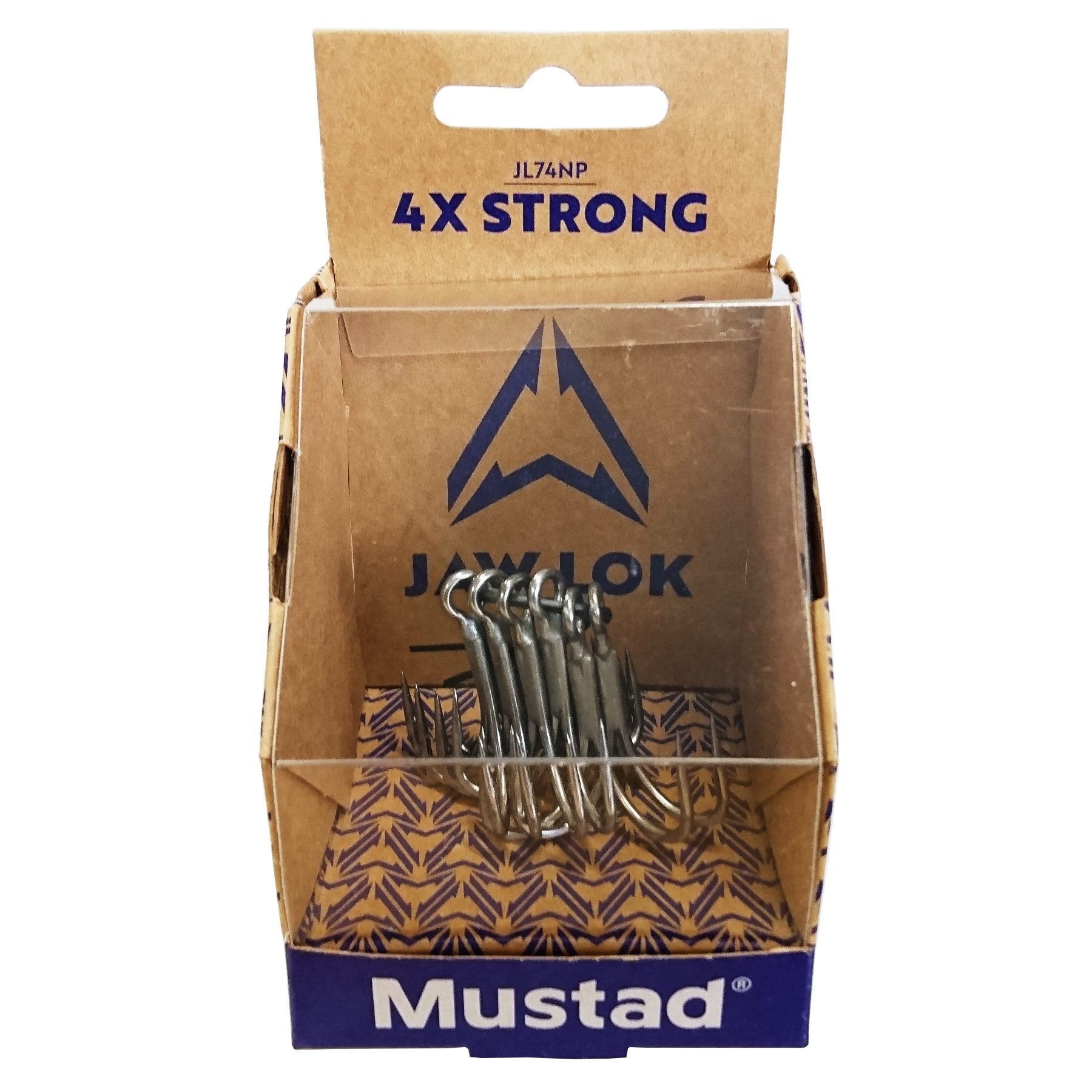 Mustad Jolock treble hook on lure demonstrates precise swimming and strong attachment