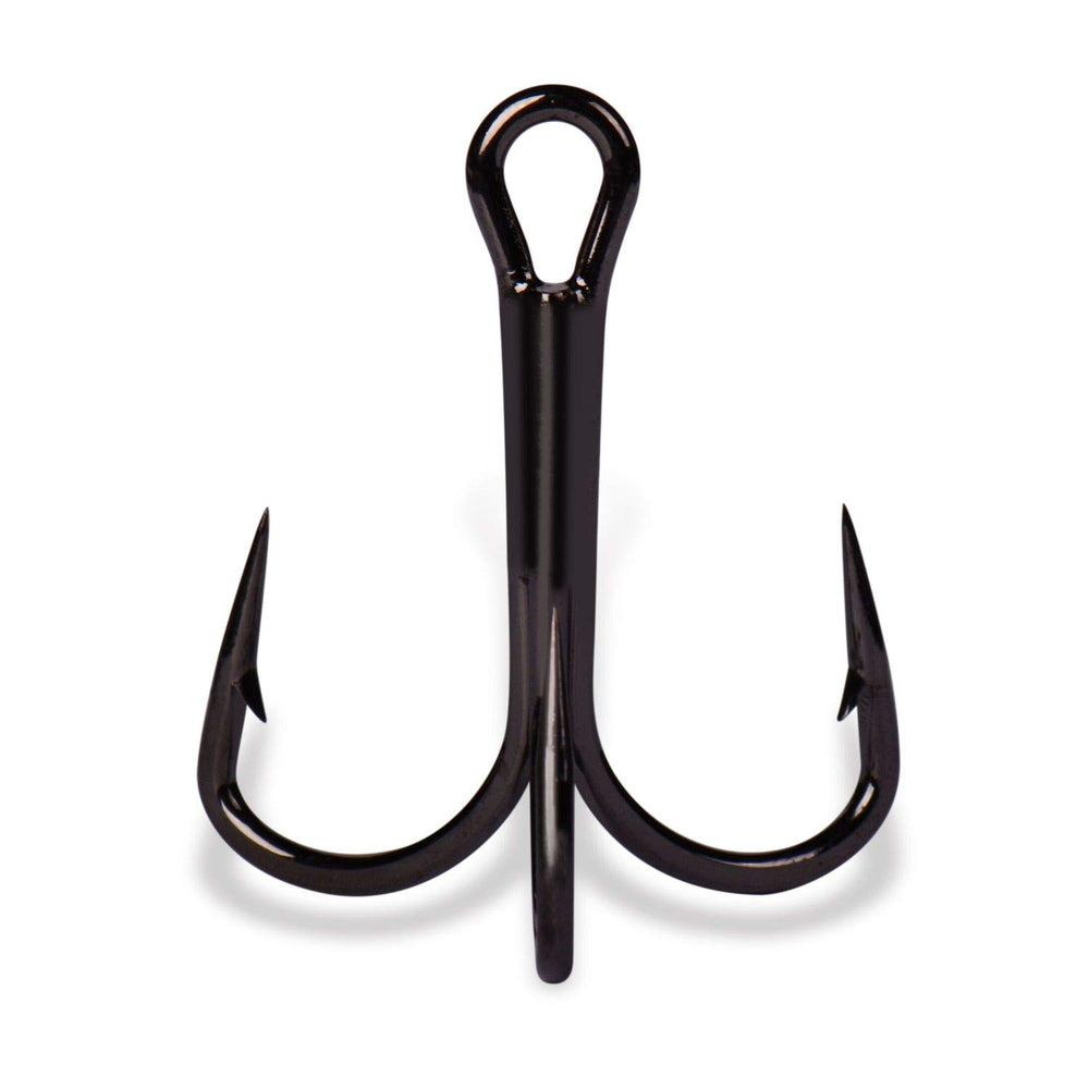Mustad KVD Elite Triple Grip Treble Hook TG58NP, Black Nickel Finish, Size 4, Pack of 11