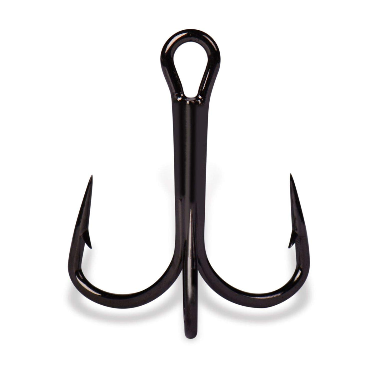 Mustad KVD Elite Triple Grip Treble Hook TG58NP, Black Nickel Finish, Size 4, Pack of 11