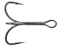 Mustad KVD Elite Triple Grip Hook TG58NP close-up highlighting the sharp 4.3 UltraPoint for stronger hookups
