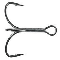 Mustad KVD Elite TG58NP Triple Grip Treble Hook close-up shows sharp points for crankbait hookups