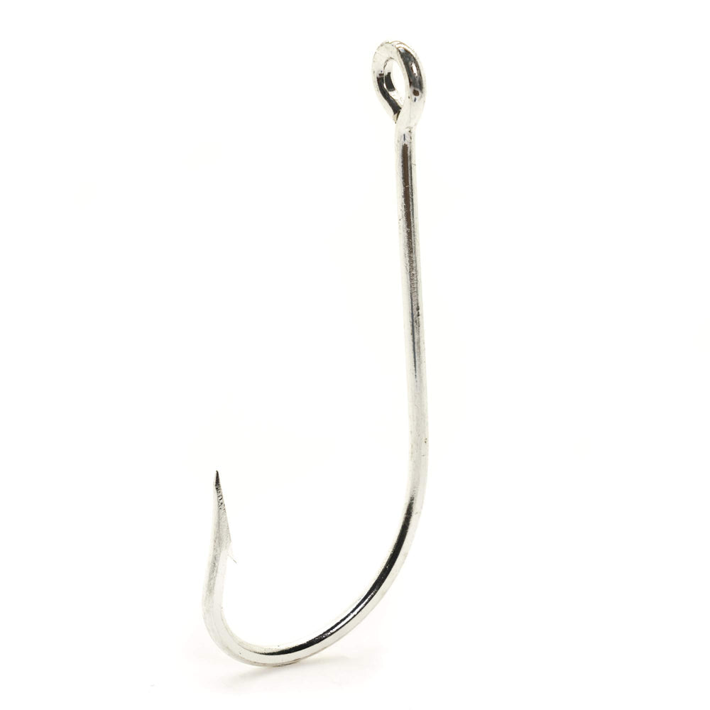 Mustad O'Shaughnessy large ring forged hook with Duratin finish, ideal for durable trolling setups
