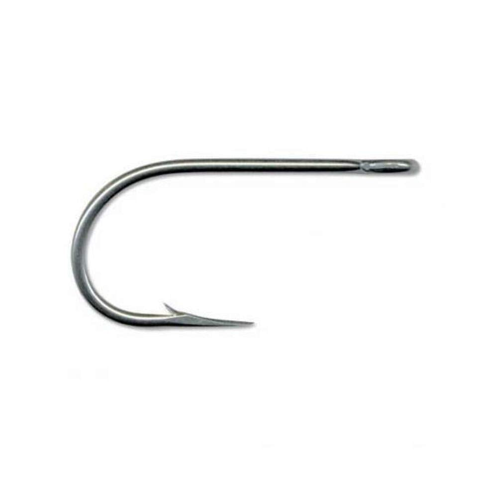 Mustad Salmon Siwash hook 4/0 with open ring for quick lure swaps.