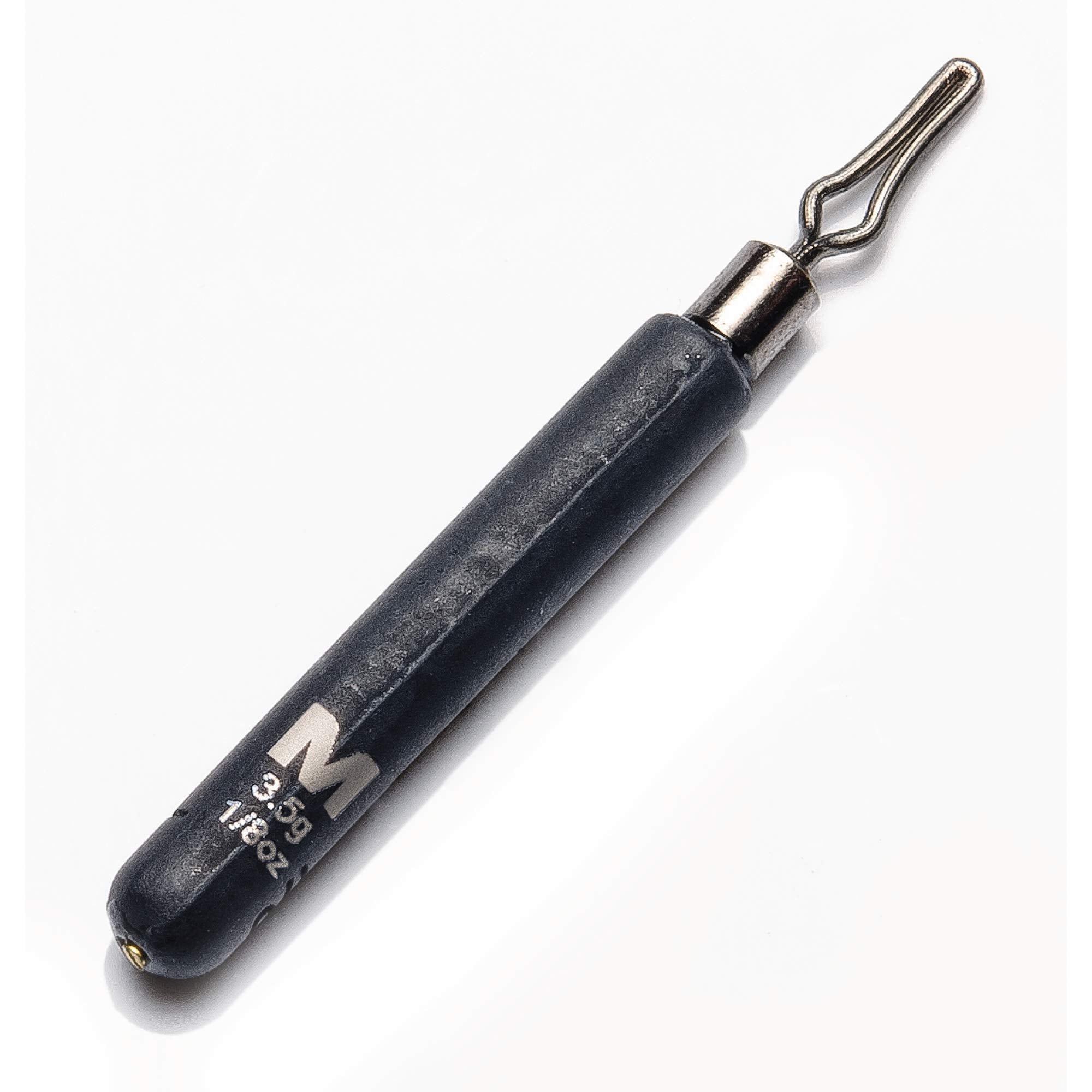 Mustad Skinny Drop Shot Weight 1/8oz close-up emphasizes durable construction for dependable rigs.