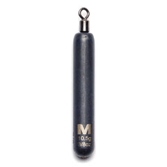 Mustad Skinny Drop Shot Weight 3/8oz - slender profile for cleaner line and precise drops.