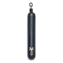 Mustad Skinny Drop Shot Weight half-ounce front view highlighting slim profile
