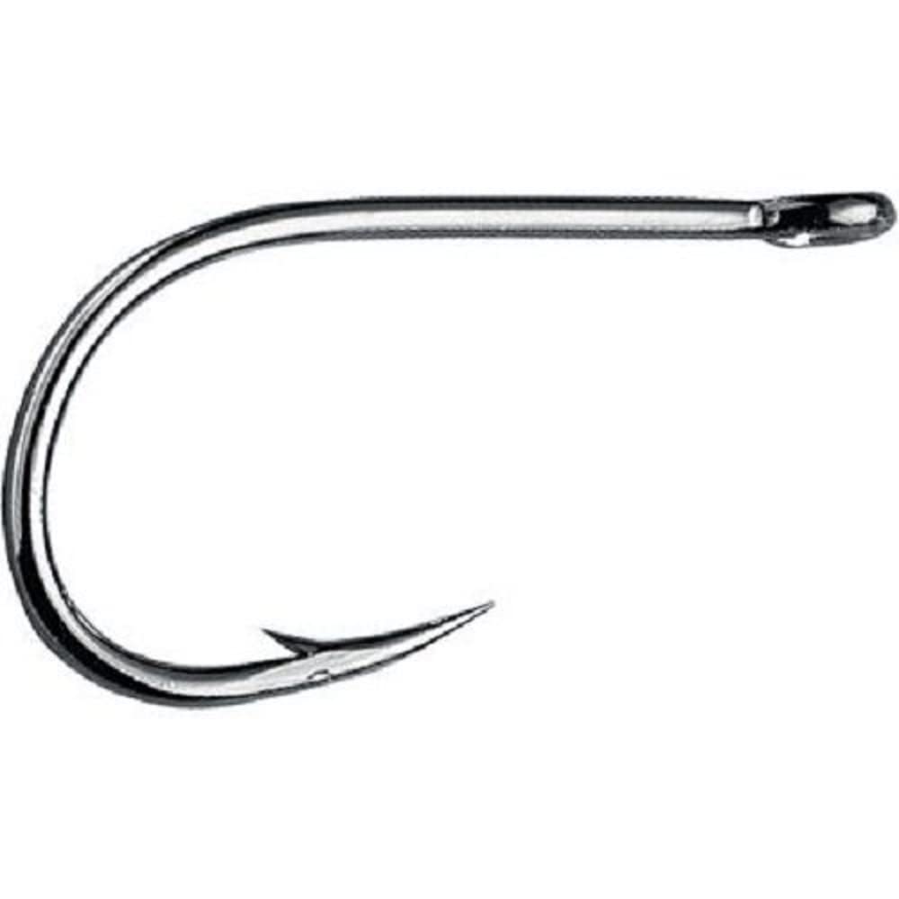 Mustad Ultra Point long shank kirbed catfish hook 3/0 for secure bottom fishing with natural bait