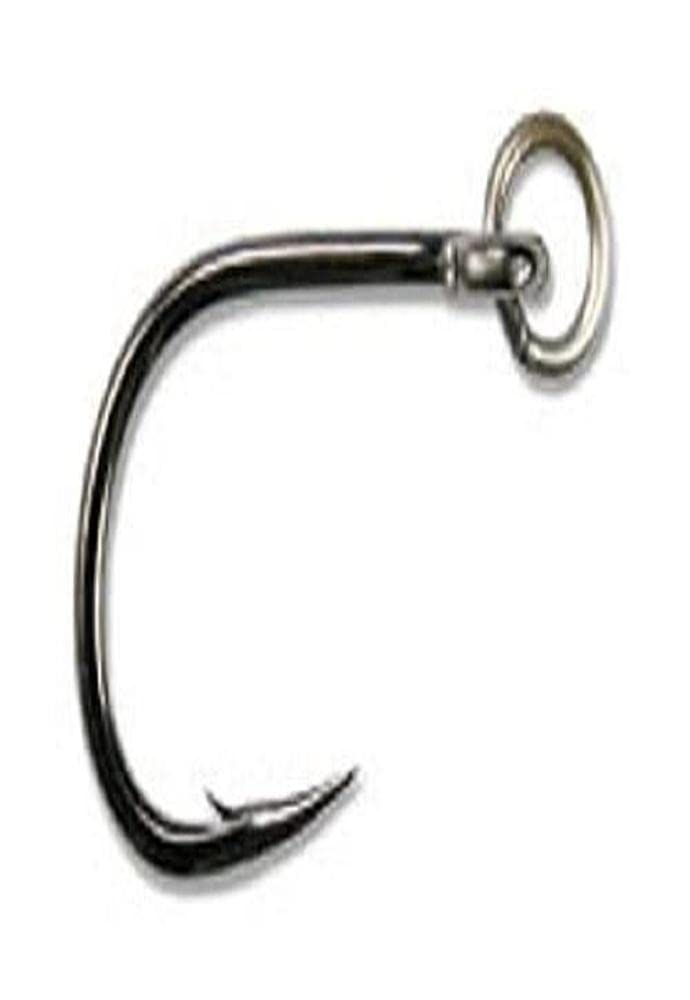 Mustad R10827BLN Ringed Hoodlum live bait hook with UltraPoint for reliable live-bait action.