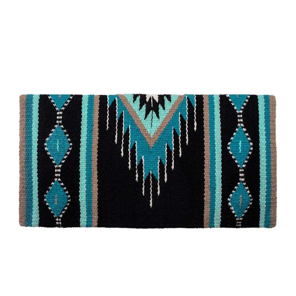 MUSTANG Del Rio NZ wool blanket folded on sofa demonstrates easy styling and quick warmth