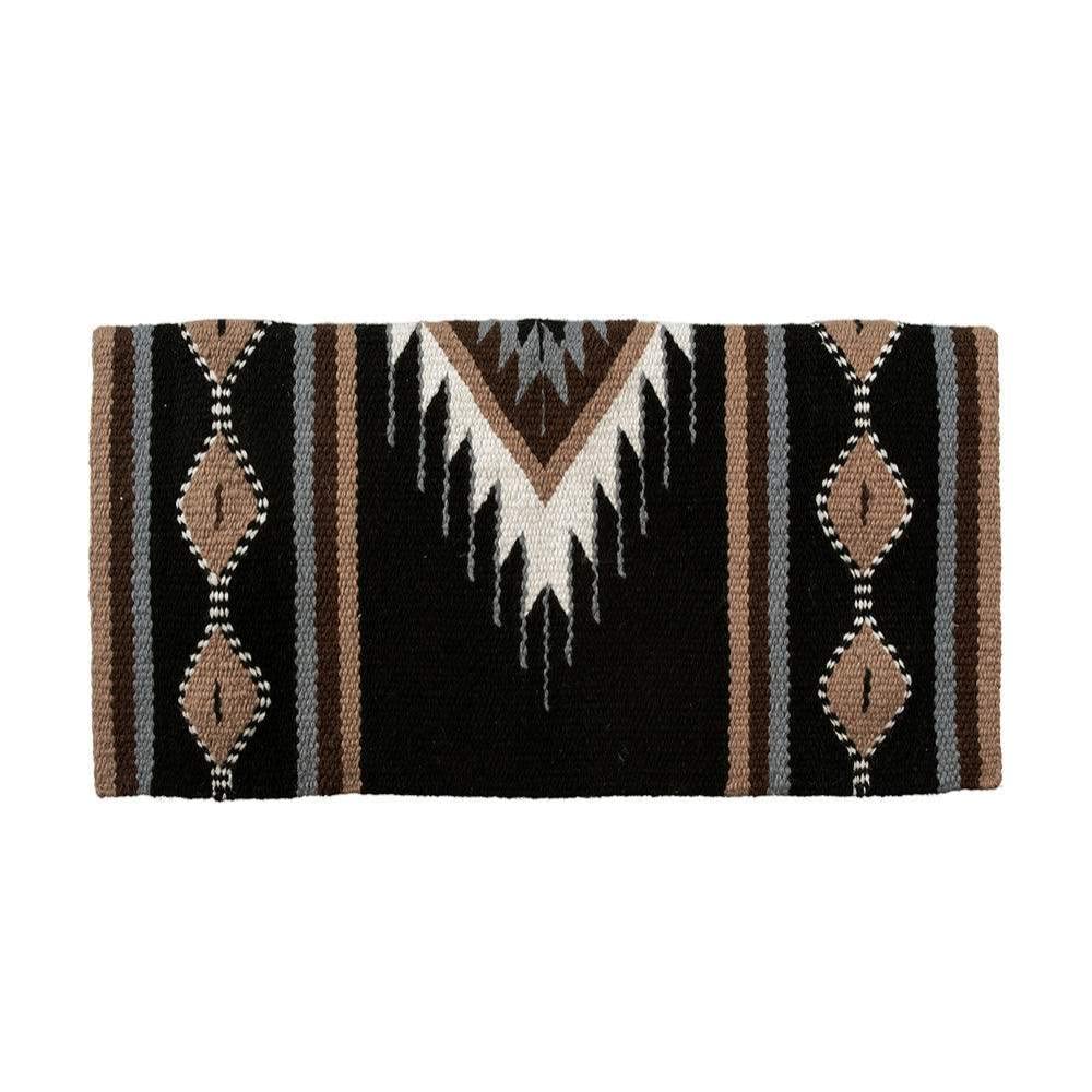 MUSTANG Del Rio NZ wool blanket handwoven detail showcases craftsmanship and durable construction