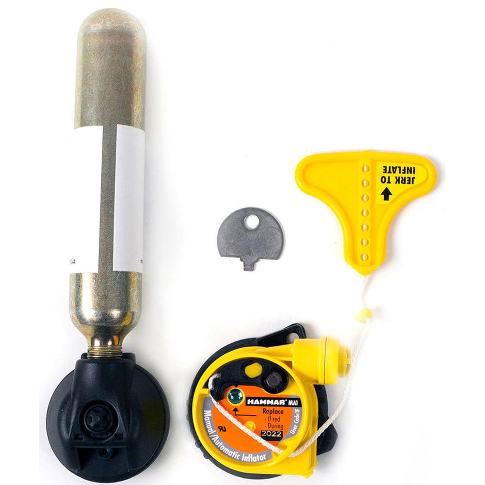Mustang Survival MA7214 re-arm kit with CO2 cylinder and inflator for ready inflation