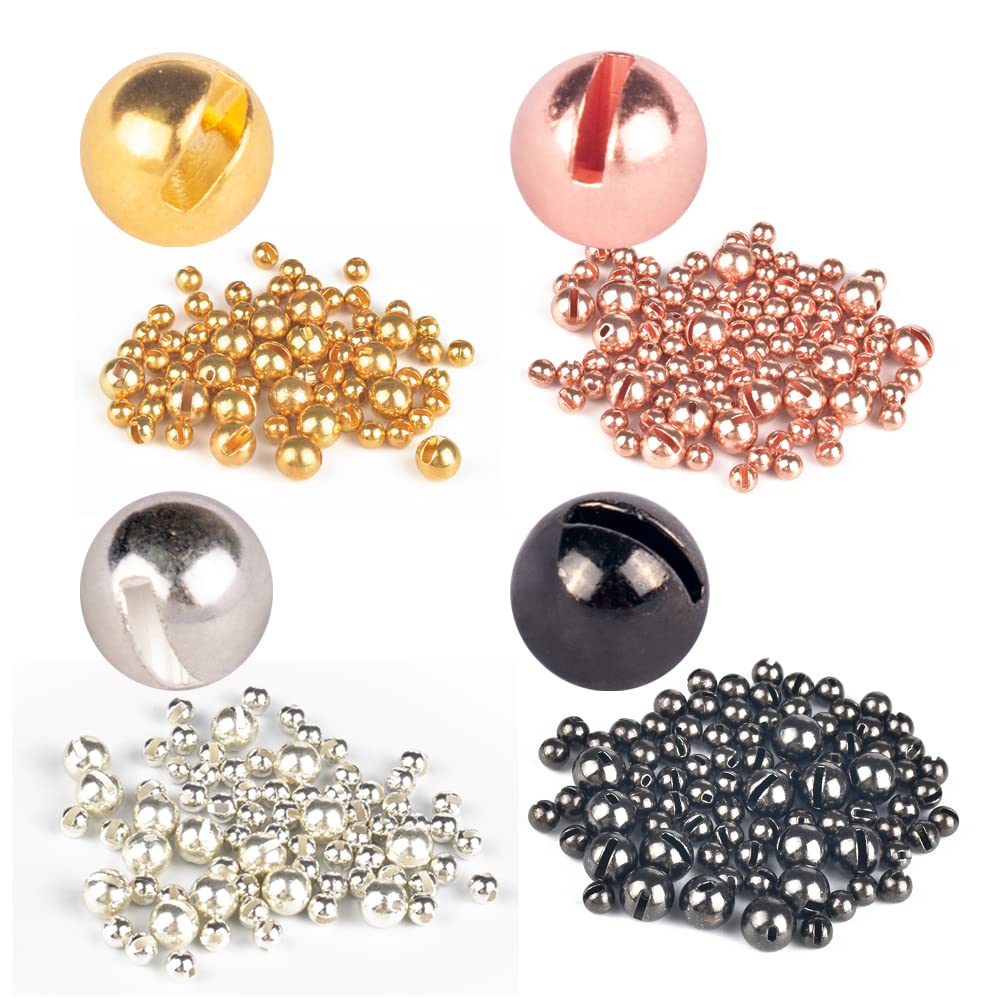 MUUNN 200pcs tungsten beads close-up highlighting premium finish for precise sinking.