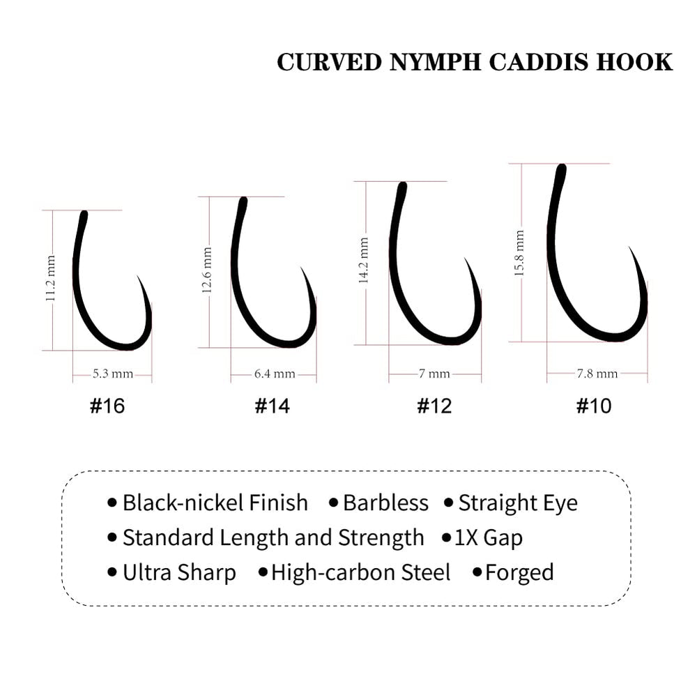 MUUNN stainless steel fly hooks resist corrosion in saltwater and freshwater.