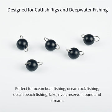 MUUNN tungsten Cheburashka weights black finish for stealthy tackle
