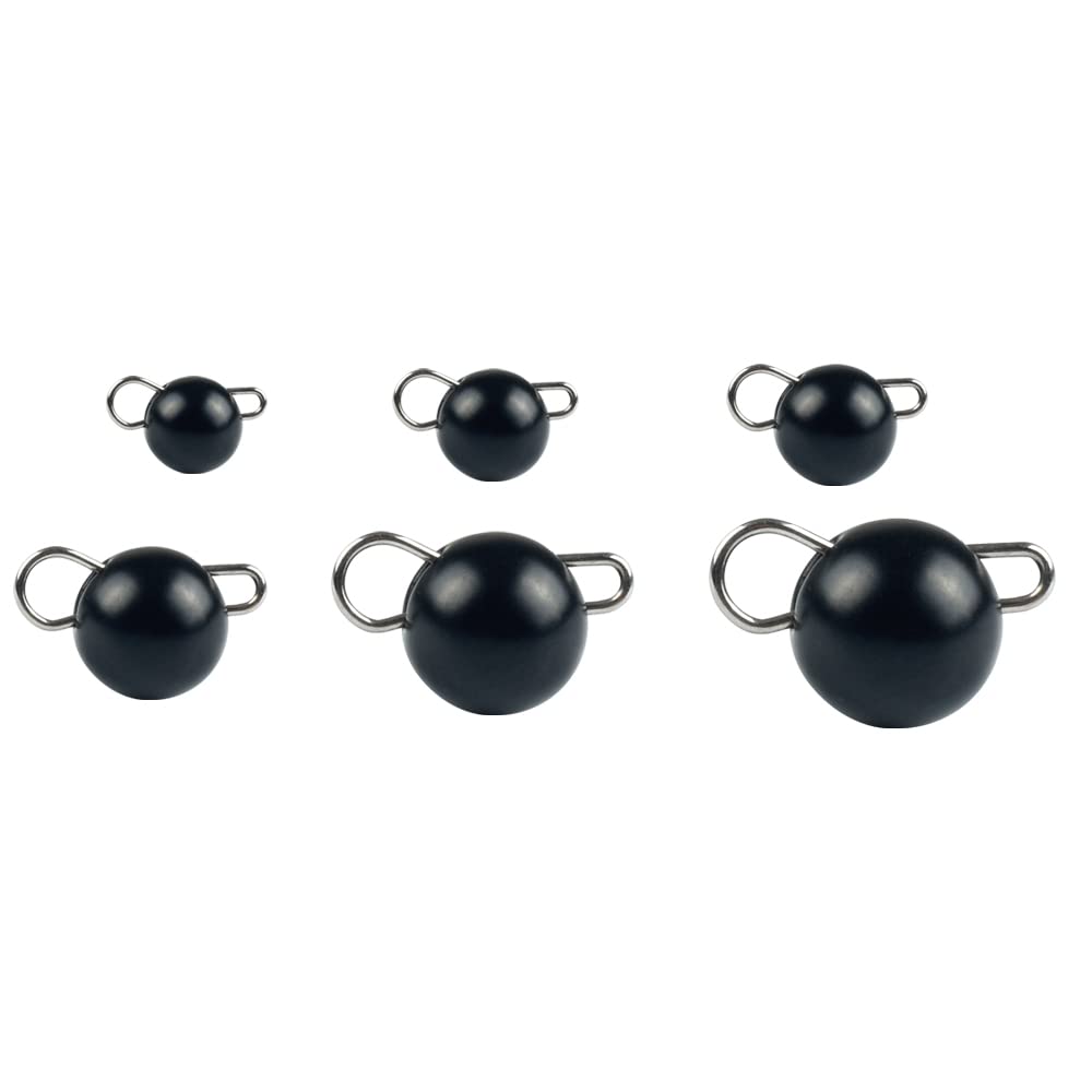 MUUNN tungsten Cheburashka weights closeup showing compact sinking potential