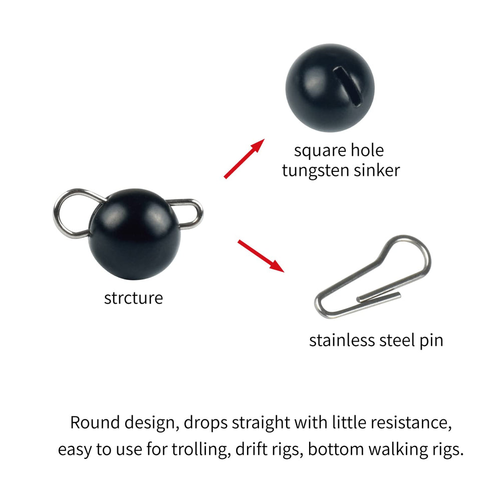 MUUNN Cheburashka weights on hook illustrating firm bite potential